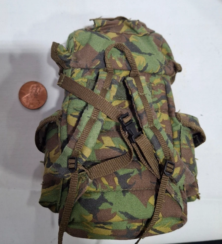 Dragon 1/6 Scale UK Falkland's War Woodland Camo Backpack for 12" Figures JM-55 - Image 2 of 2