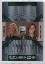 2007 Donruss Elite Extra Edition Green /1500 Jennie Finch Amanda Beard 04br