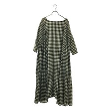 HOUSE OF LOTUS                Gingham Check Cotton Gathered Dress M Used KLDR-0