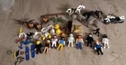 Lot of Vintage Playmobil Figures And Accessories Pirates,Horses, etc