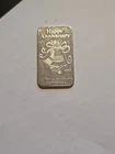 Vintage 1983 National Mint 1 Ounce Silver Bar Happy Anniversary