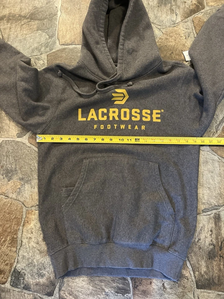 Calzado de lacrosse para mujer ¡¡Sudadera con capucha gris pizarra con logotipo polar!!(Sm) Foto 4 de 4