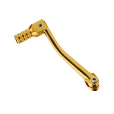 Motorcycle Gear Shifter Shift Lever, Aluminum Folding Motorbike Gear Shift Gold