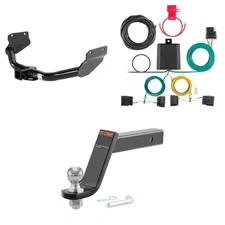 CURT Trailer Hitch Tow Package Class 3 Receiver, Wiring, #45064 Ball Mount 13182