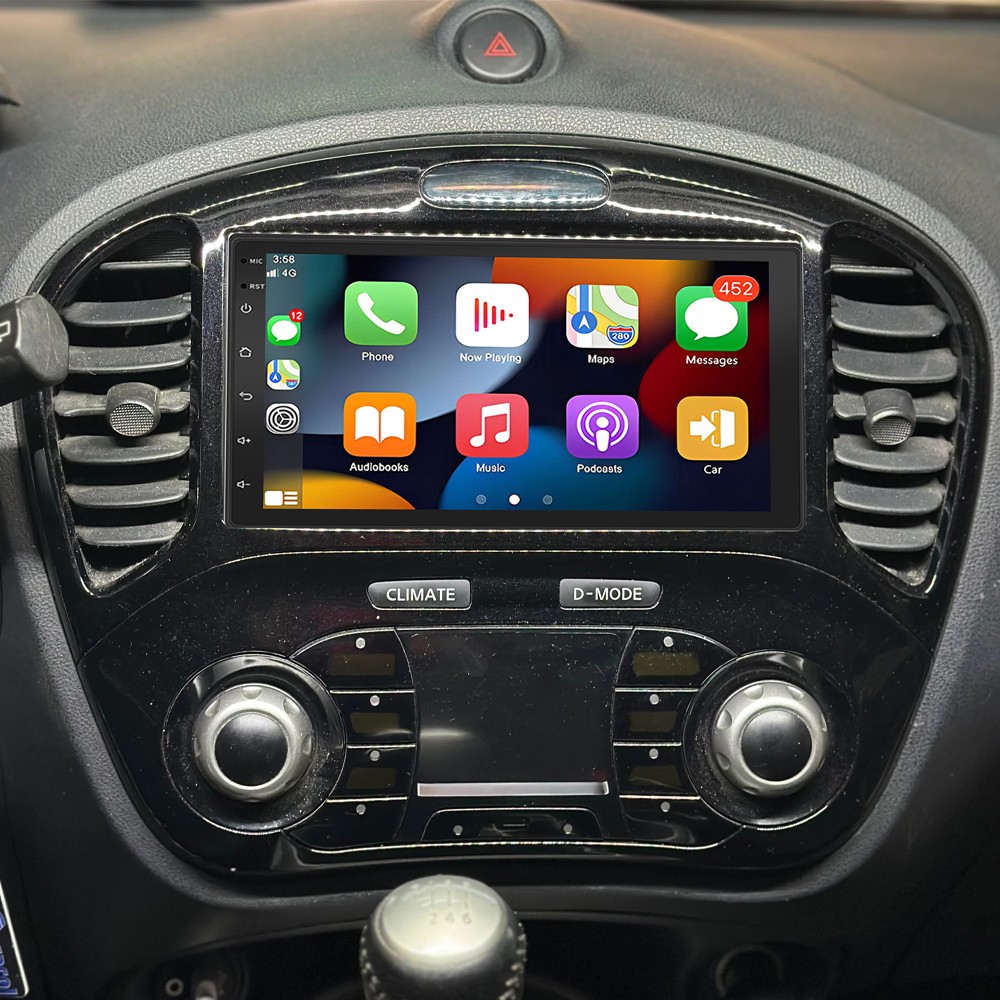 7'' Carplay For 2010-2014 Nissan Juke Car Stereo Radio GPS Wifi