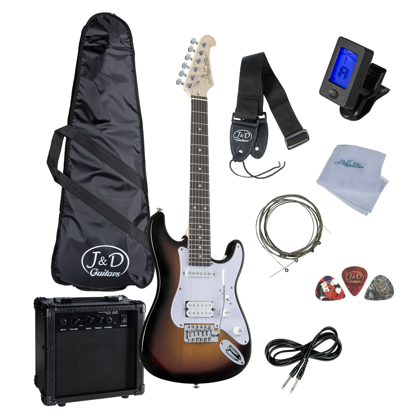 J - D ST-MINI Pack SB Sunburst - E-Gitarren Anfnger Set 28090₽