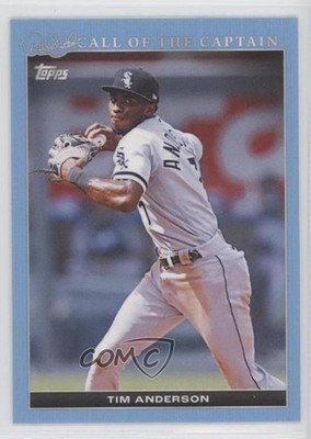 2022 Topps Derek Jeter Call of the Captain Sky Blue 131/150 Tim Anderson #6 10ou