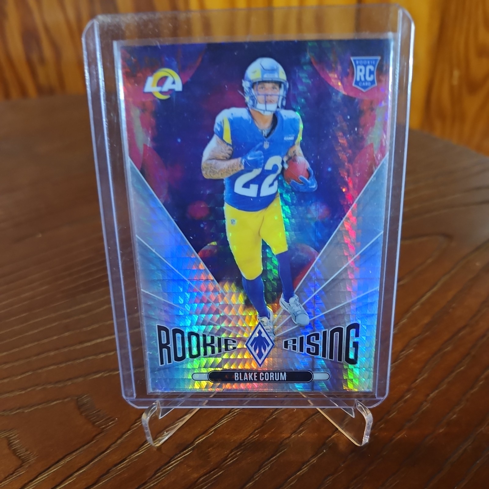 2024 Panini Phoenix - Rookie Rising Blake Corum #RR-BCM Hyper (RC)