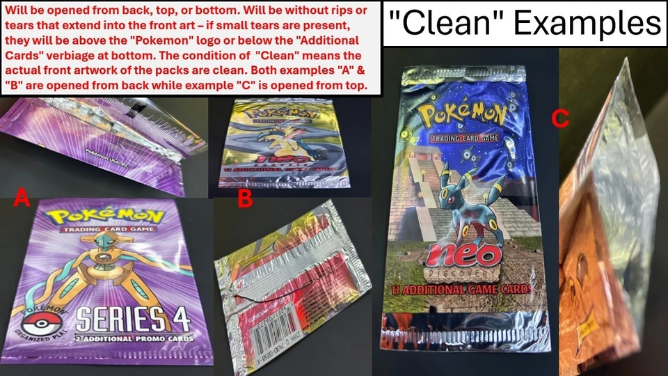 Pokemon TCG Lot of 100% Authentic Empty Booster Pack Wrappers | UNSEEN FORCES ex - Изображение 2 из 4
