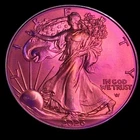 American Silver Eagle 1 Oz 2026 Monster Rainbow Toning Uncirculated $1