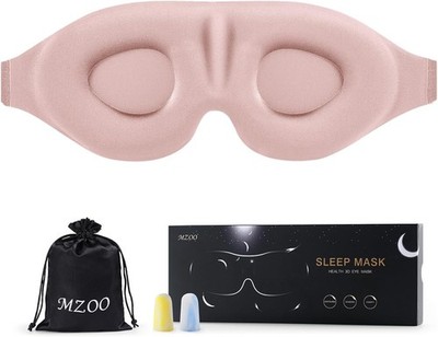 MZOO Luxury Sleep Mask for Back, Side Sleeper, Complete Light Blocking Sleeping