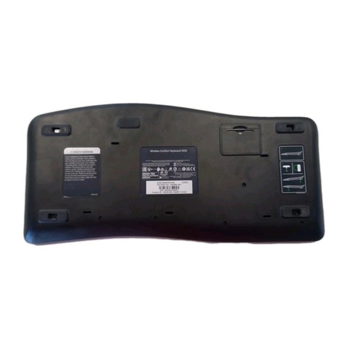Teclado Microsoft Wireless Comfort 5050 Modelo 1728 Sin USB Dongle PROBADO Y FUNCIONA - Imagen 2 de 4