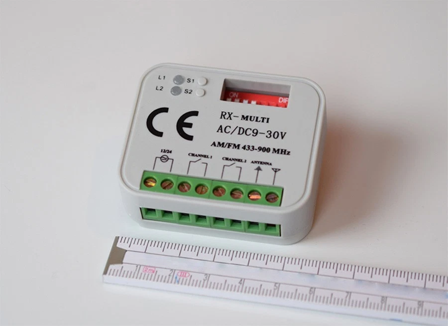 Universal Funkempfänger 433 - 868 MHz für Sommer 4020 Hörmann HSM 4 Marantec usw - Bild 3 von 4
