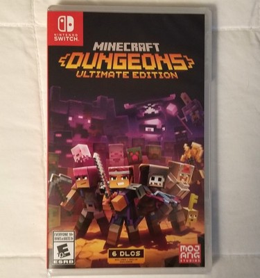 Brand New MINECRAFT DUNGEONS Ultimate Ed. Video Game For Nintendo Switch Console