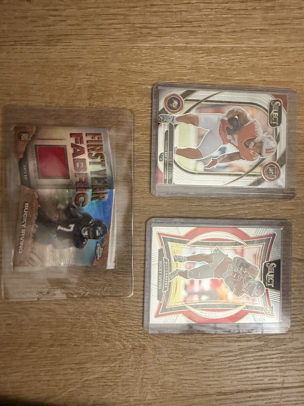 Bucky Irving 3 Card RC Lot