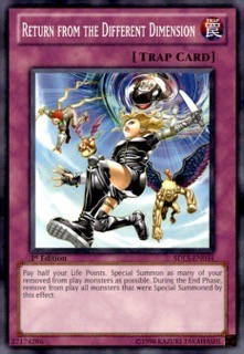 Return from the Different Dimension Common Structure Deck: Lost Sanctuary SDLS-E
