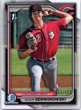 2024 Bowman Chrome #BCP-202 Adam Serwinowski Prospects Refractors #/499