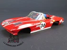 EA1910 Scalextric Slot 1:24 BODY 17.5x6.5 Chevrolet Corvette Sting Ray from