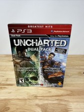 Uncharted & Uncharted 2 Dual Pack (Playstation 3, 2011) Complete | Tested