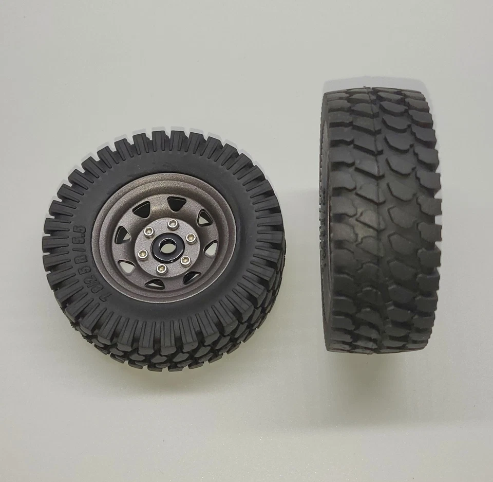BEADLOCK ALUMINIUM CRAWLER OFFROAD RÄDER (4 STÜCK) FÜR TAMIYA CC-01 & CC-02 - Bild 2 von 4