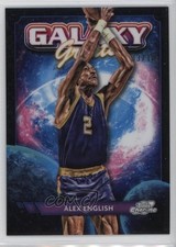 2023 Cosmic Chrome Galaxy Greats Black Eclipse Refractor 3/10 Alex English o2h