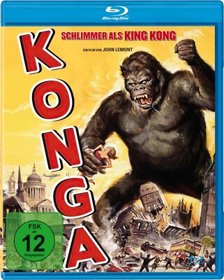 Konga 1961 Frankenstein's Gorilla The Legacy Of King Kong Michael Gough Blu-Ray