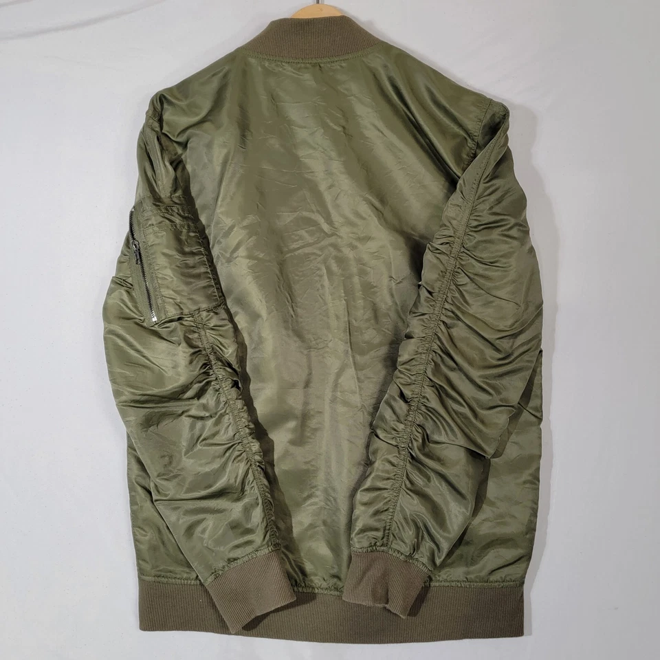 Elwood Bomber Full Zip Jacket Mens Sz Medium Olive Green - Image 4 of 4
