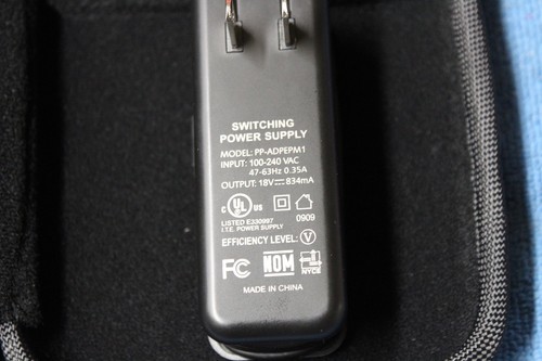 POWERMAT SWITCHING POWER SUPPLY (18V-834 mA) & TRAVEL CASE BUNDLE - PP-ADPEPM1 - Bild 4 von 7
