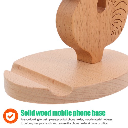Wooden Phone Stand Cell Phone Wood Stand Desktop Smartphone Stand - 第 9/12 張圖片