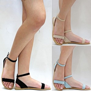 womens nude flat sandals