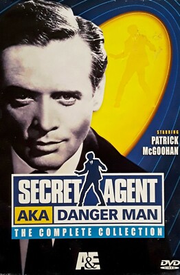 SECRET AGENT / AKA DANGER MAN - PATRICK McGOOHAN - A&E - 18 DVD  