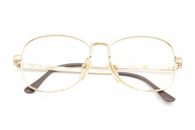Lunettes Vintage Panora 10-164 – Monture Ovale Or Transparent – NOS – Fabriquées En Allemagne
