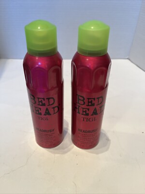 Pair Of Tigi Bed Head Headrush 5.3 Oz, Shine Spray With Superfine Mist New