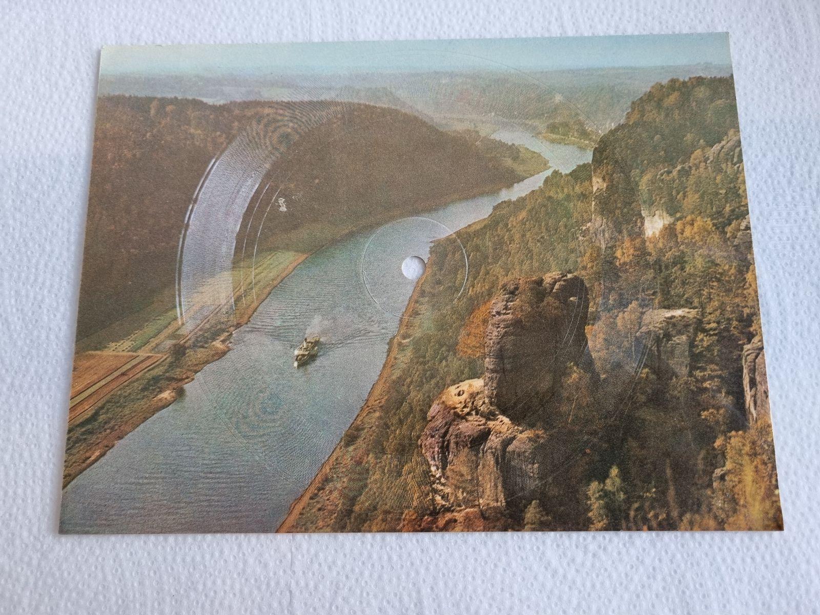 7"" Single Lustig und seine Dixielanders - Muss i denn Vinyl FLEXI/ POSTKARTE