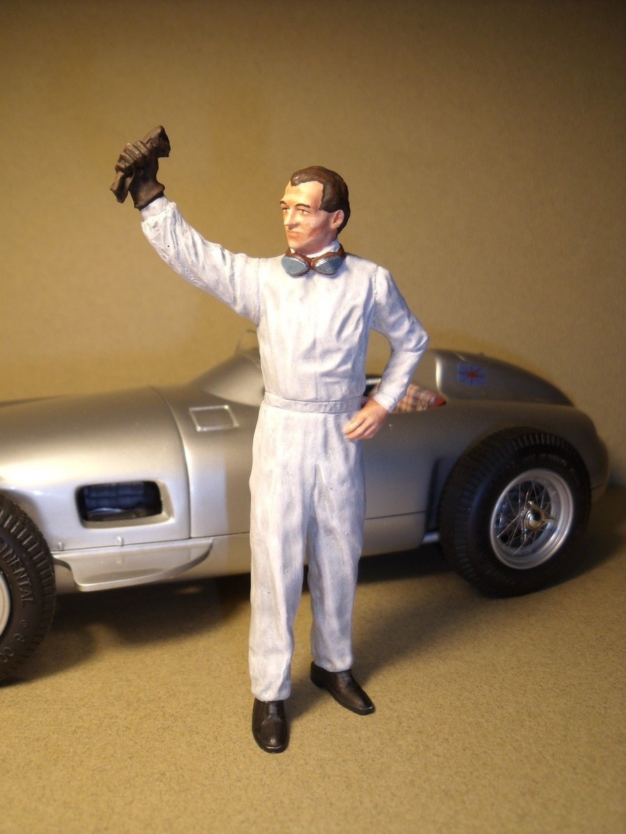 Figurine 1/18 Résine - Camille VROOM - Non Peinte - Pour Diorama Minichamps Autoart Norev