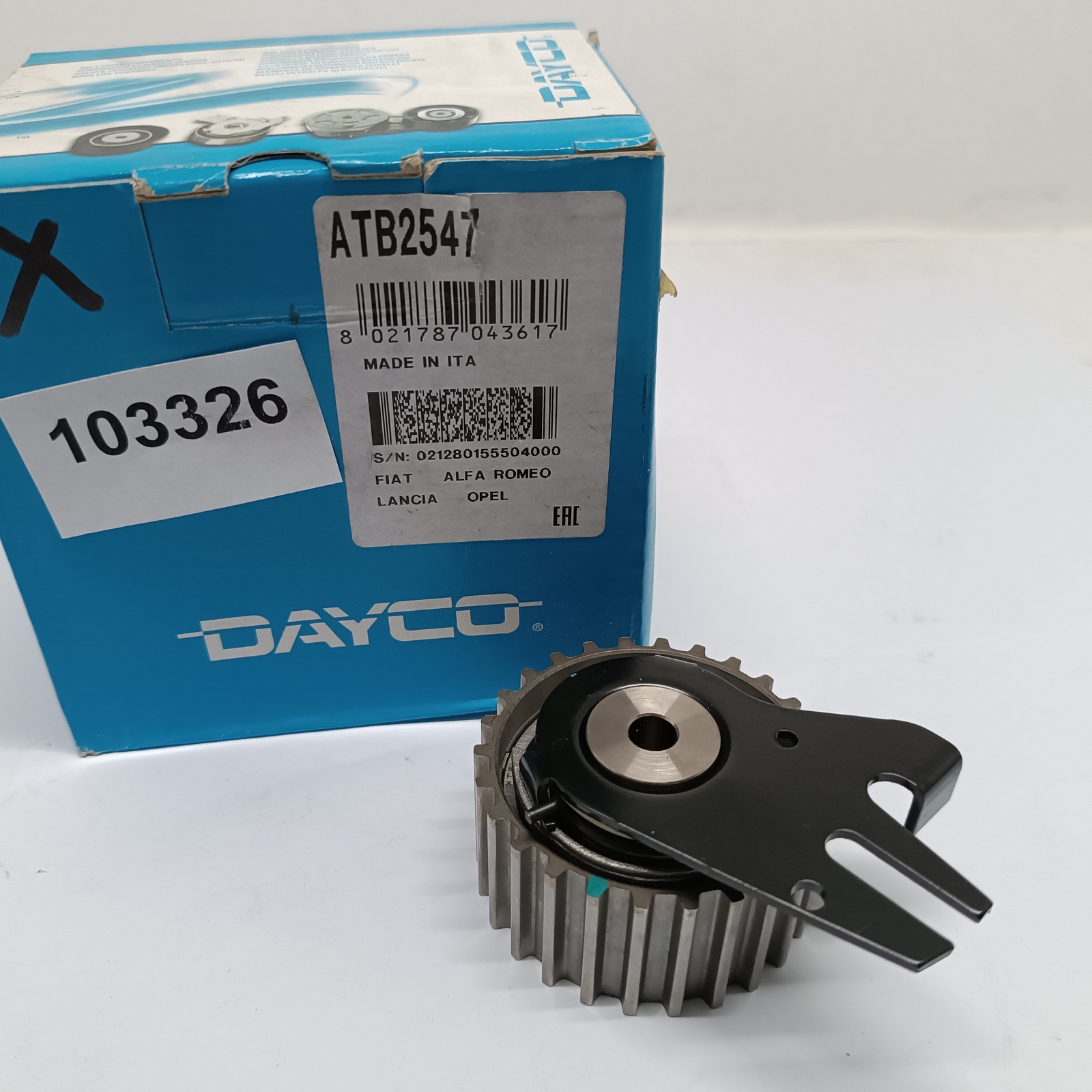 RULLO TENDITORE CINGHIA DENTATA TIMING BELT TENSIONER PULLEY PER FIAT BRAVO 500L