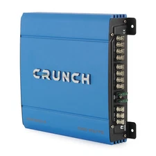 Crunch PowerDriveX 1000 Watt 4 Channel Exclusive Blue A/B Car Stereo Amplifier