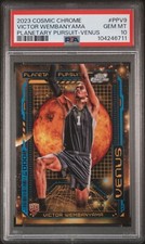 2023-24 Topps Cosmic Chrome Victor Wembanyama RC Planetary Pursuit Venus PSA 10
