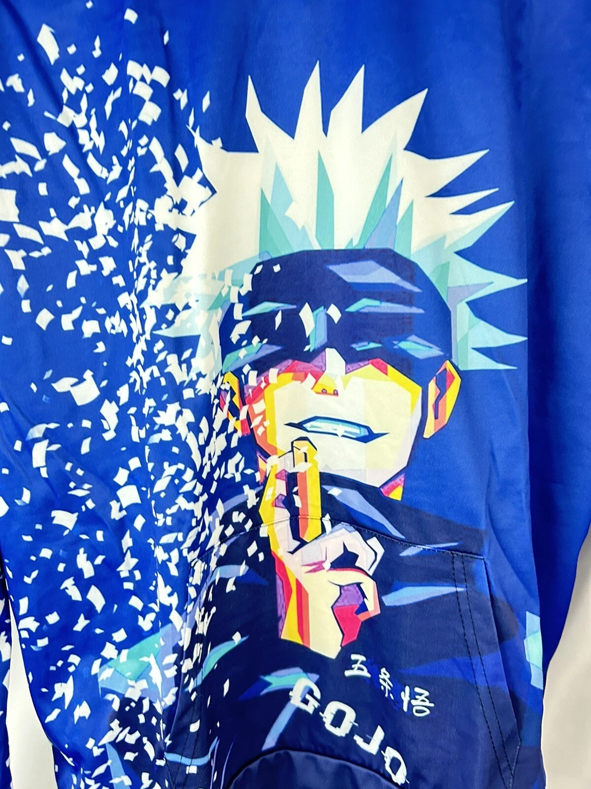 Ayuraa Unisex Men Jujutsu Satoru Hoodie Gojo Satoru Sweatshirt 3D Print Pullover