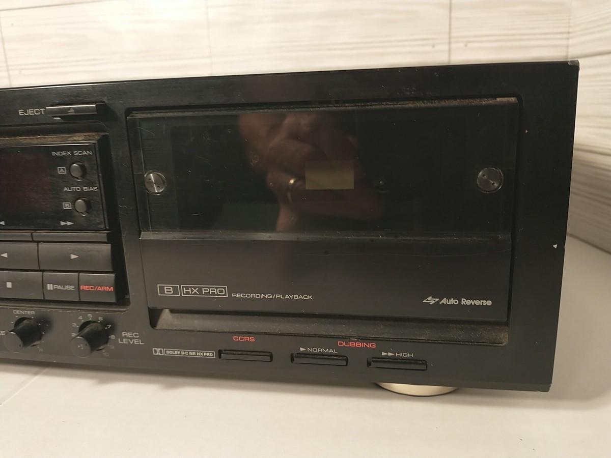 KENWOOD ケンウッド カセットデッキ KX-W8020 Kenwood KX-W8020 Cassette Deck Used Stereo Hi-Fi Dual Reel
