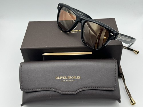 Oliver Peoples SIXTIES SUN OV5522SU 1492W4 Black Frame / Persimmon Mirrored - Picture 2 of 5