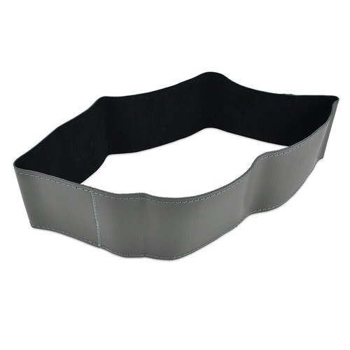 Gray 15"/38cm Soft Leather DIY Car Auto Steering Wheel Cover With Needles+Thread - Picture 4 of 7