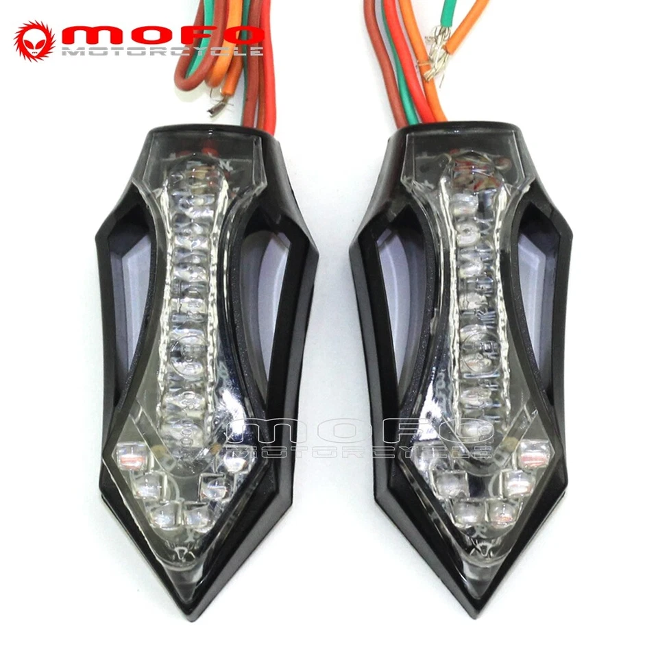 2Pcs LED Tail Brake Turn Signal Lights for Honda XR650 CRF450F KLX250 KX450F EXC — 第 4/4 张图片