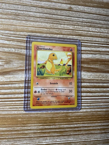 Charmander 46/102 NM Near Mint Base Set WOTC Vintage Pokemon Card