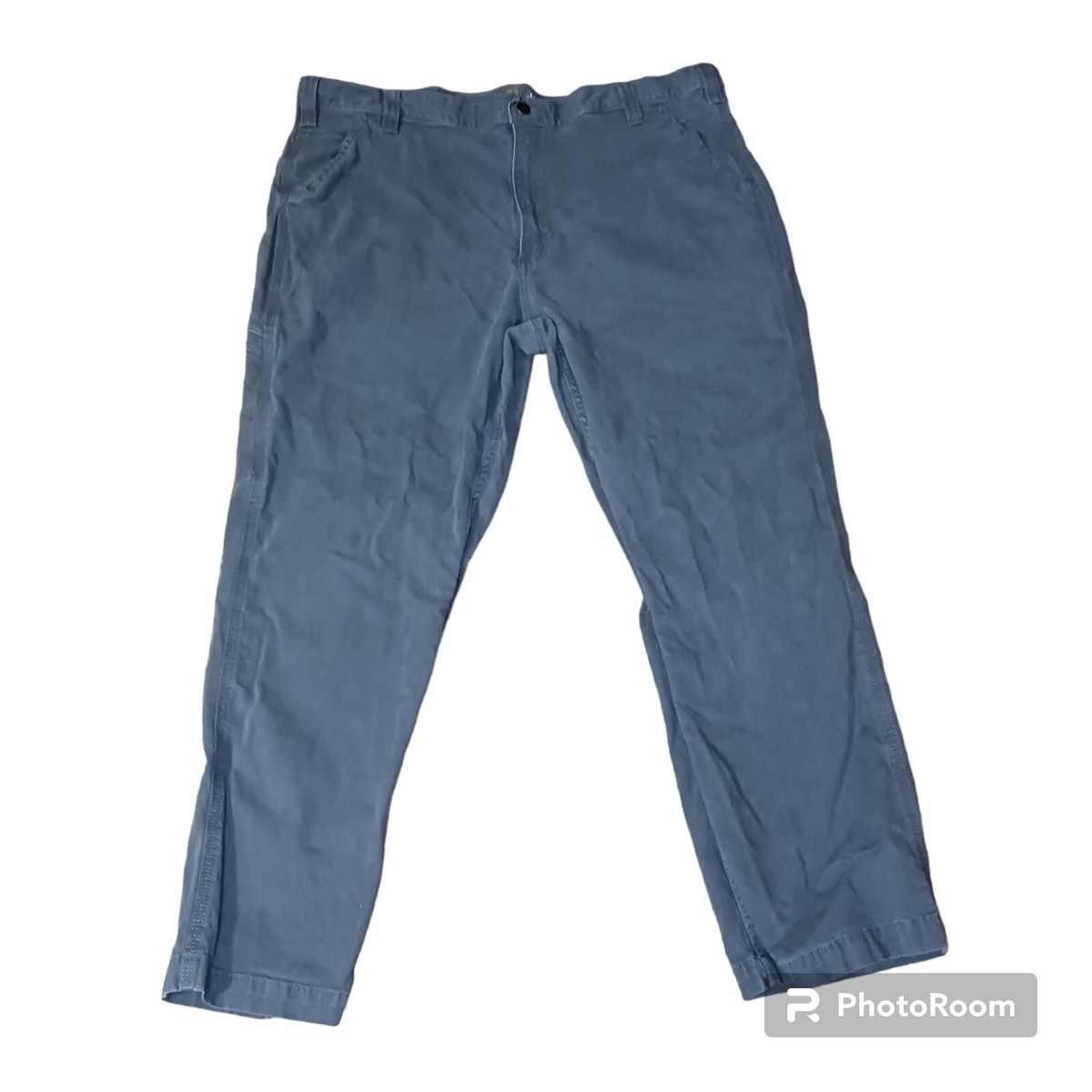 Carhartt Relaxed Fit Work Pants Gray 102291-039 Cell Phone Pocket
