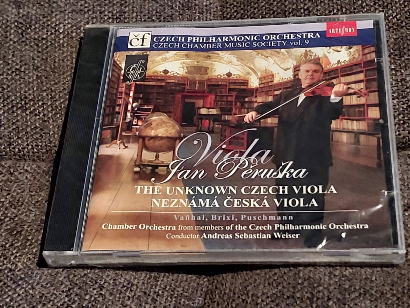 Jan Peruska The Unknown Czech Viola CD New 