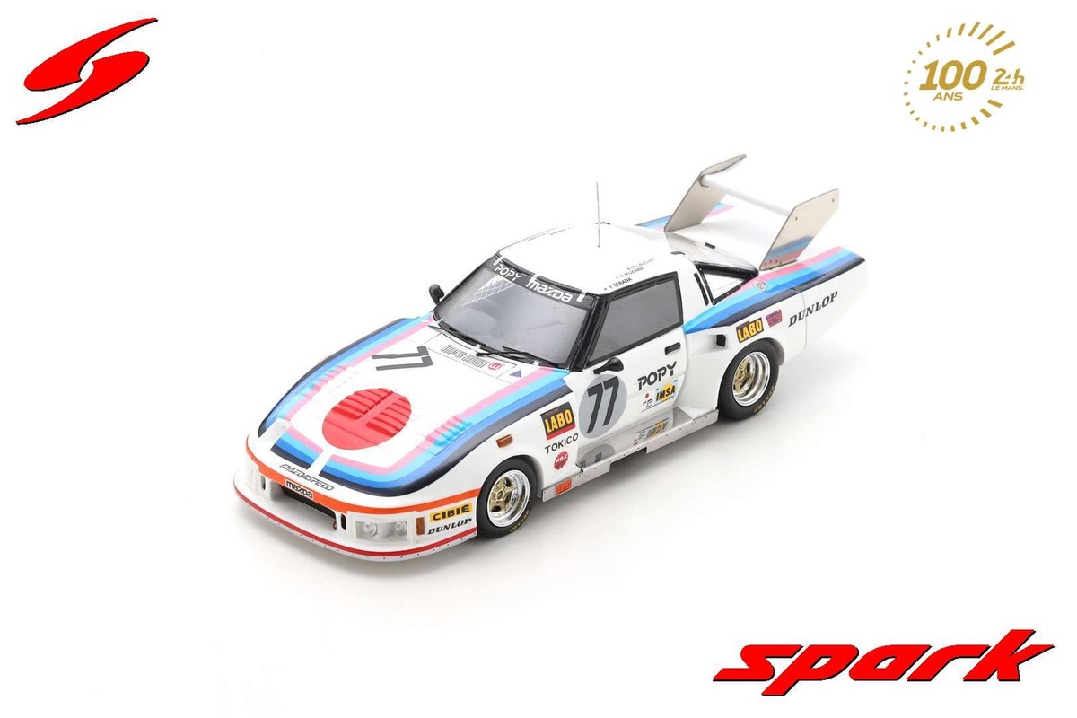 Spark S9471 1/43 MAZDA RX-7 NO.77 24H LE MANS 1979 Model Car