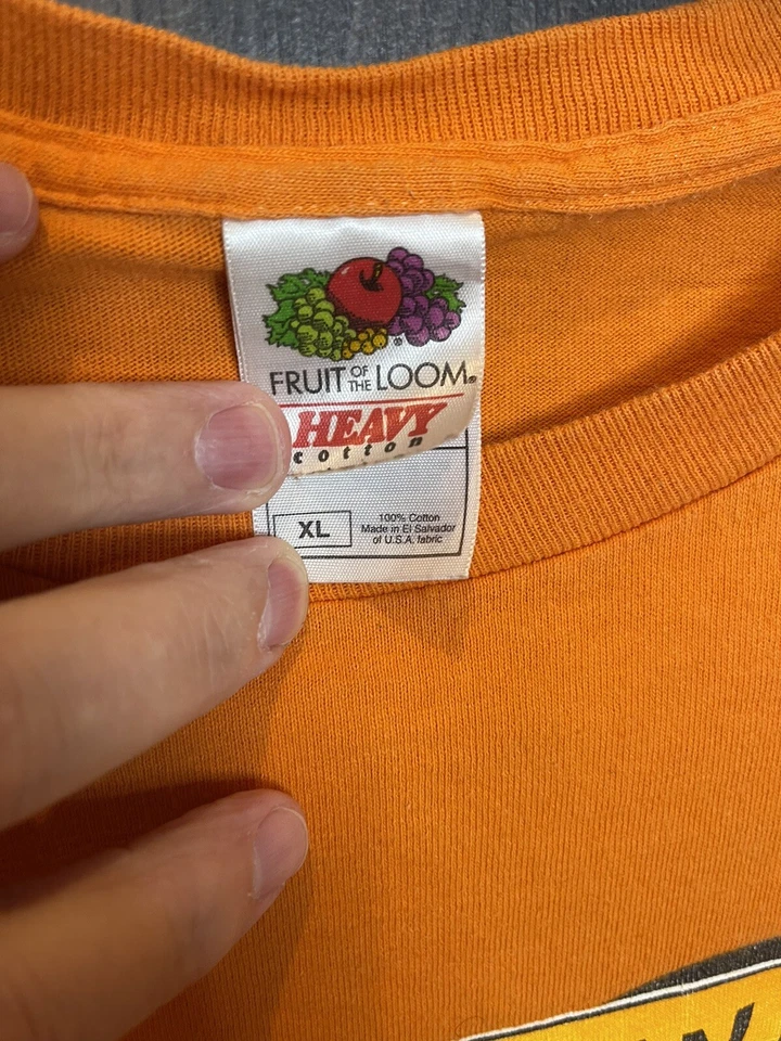 Camiseta Yellow Freight Racing Johnny Sauter 00 Chevy Monte Carlo XL Naranja Foto 3 de 4