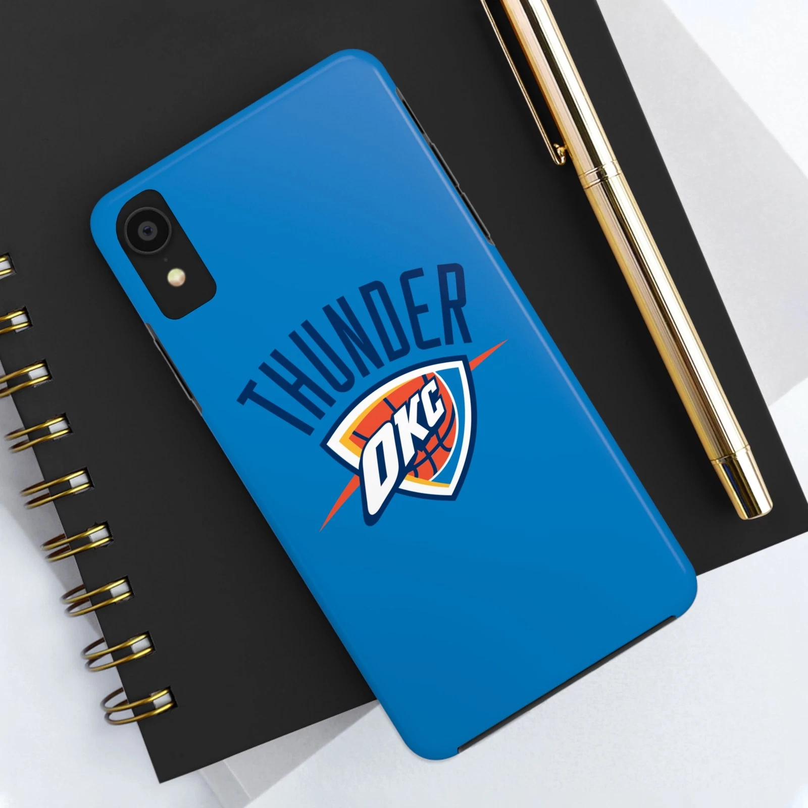 OKC Thunder Tough Phone Case, NBA Finals Playoffs, iPhone Samsung - Basketball