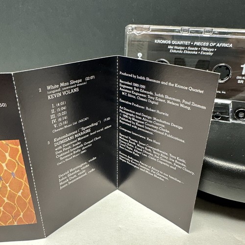 Kronos Quartet - Pieces Of Africa Cassette Tape, (1992), Afro-Cuban Jazz - Picture 7 of 7